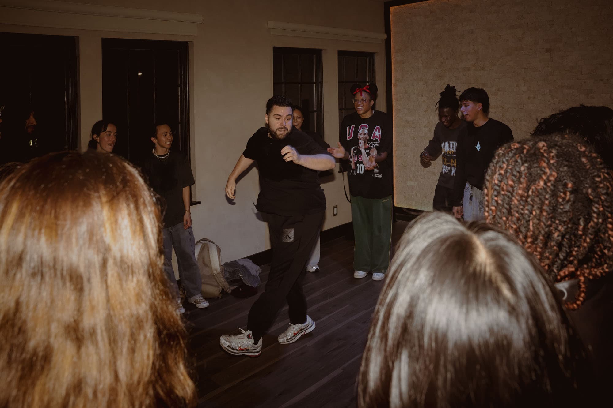 Feybl members at a night event