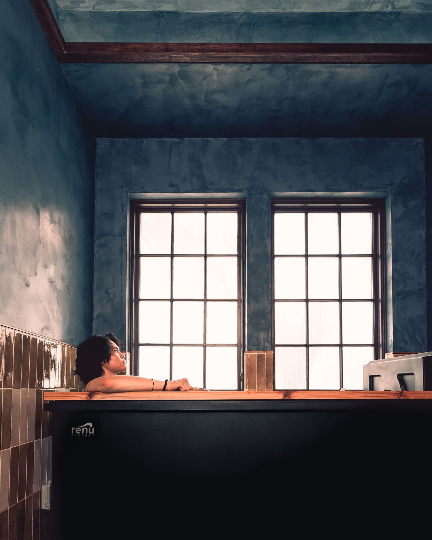 Feybl cold plunge wellness room